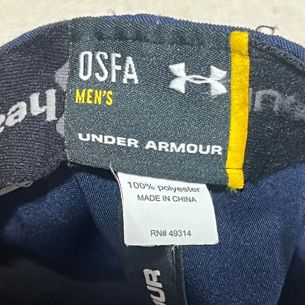 Auburn‎ Tigers Under Armour Baseball Cap Hat Navy Blue Orange OSFA